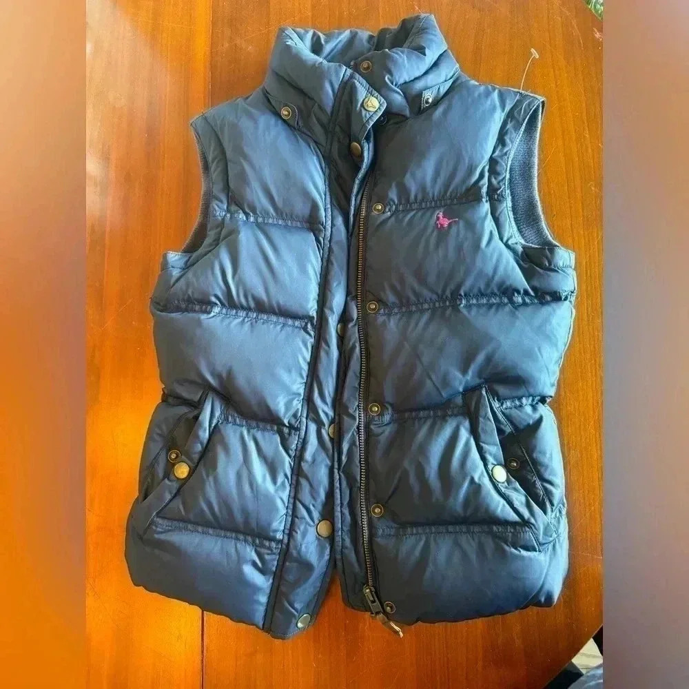 Jack Wills Down Vest Puffer - Navy Blue